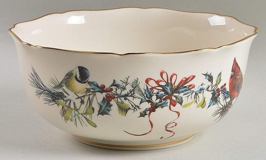 Winter Greetings 8" Round Serving Bowl by Lenox-1