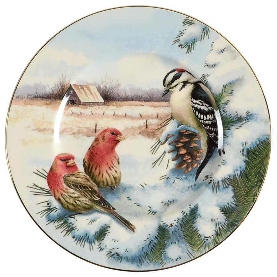 Winter Greetings Scenic Accent Luncheon Plate by Lenox-1