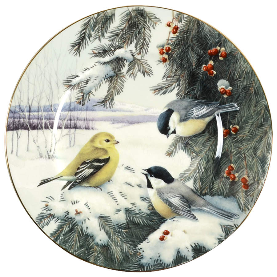 Winter Greetings Scenic Accent Luncheon Plate by Lenox-1