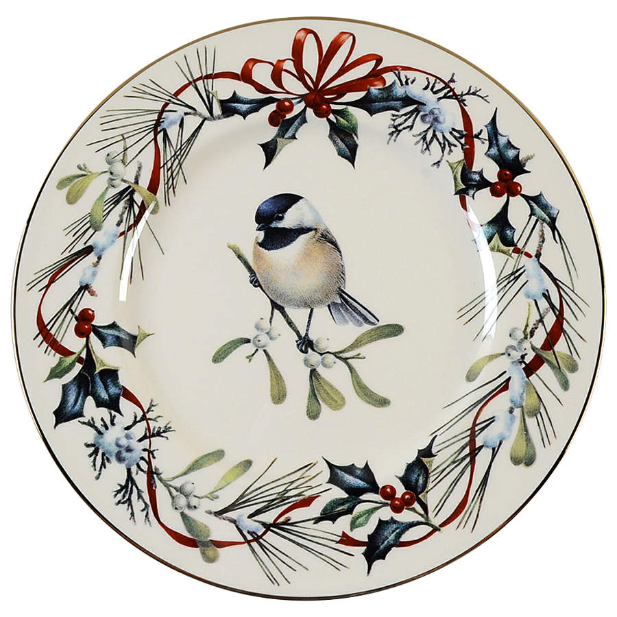 Winter Greetings Accent Luncheon Plate by Lenox-1