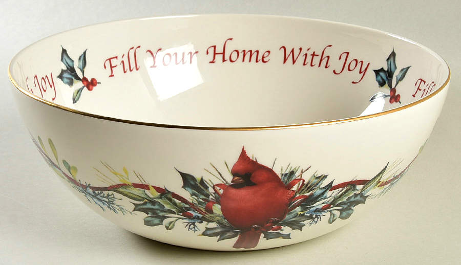 Winter Greetings 10" Round Serving Bowl by Lenox-1