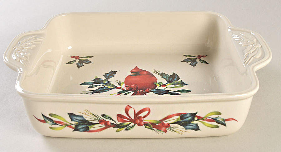 Winter Greetings 8" Square Baker by Lenox-1