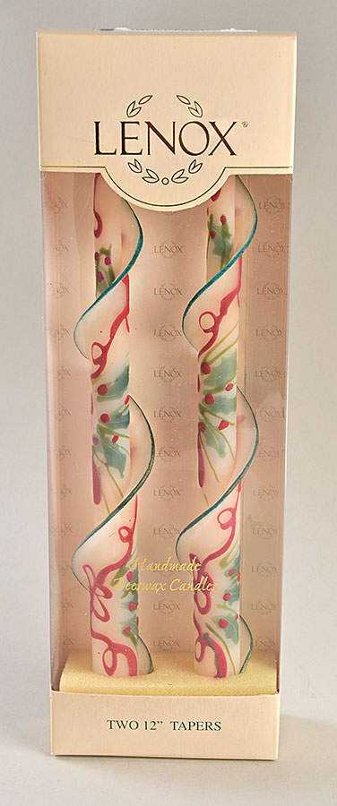 Winter Greetings 12" Candle Taper - Set of 2 by Lenox-1