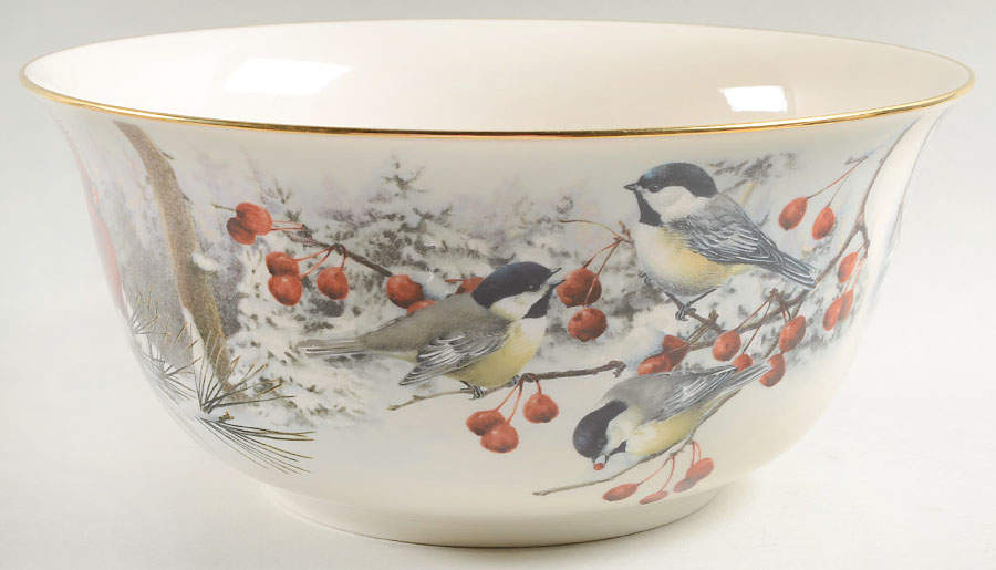 Winter Greetings 11" Large Scenic Serving Bowl by Lenox-1