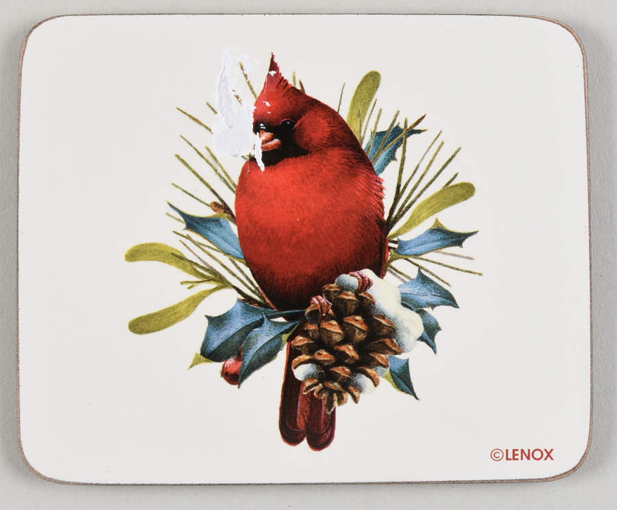 Winter Greetings Corkback Coaster by Lenox-1