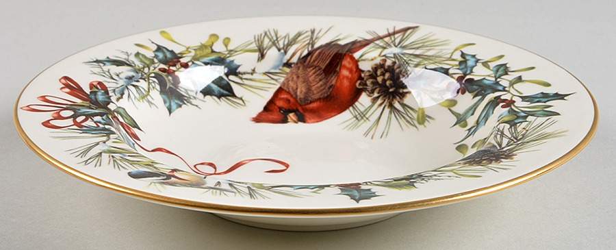 Winter Greetings Rim Soup Bowl by Lenox-1