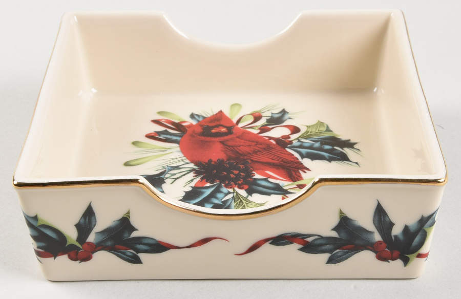 Winter Greetings Napkin Holder/Box by Lenox-1