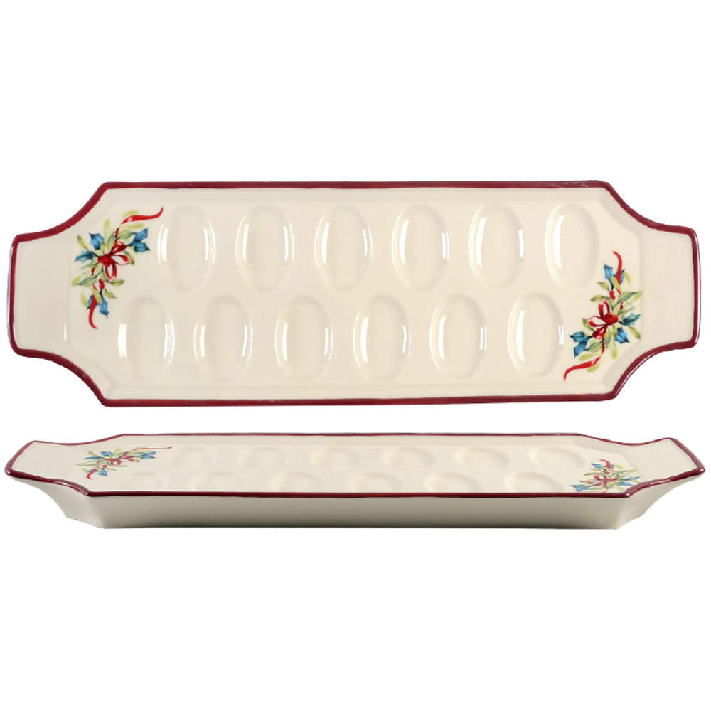 Winter Greetings Deviled Egg Tray by Lenox-1