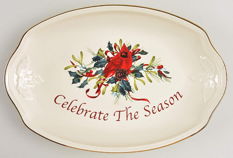 Winter Greetings 11" Oval Tray by Lenox-1