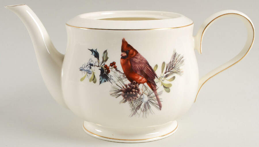 Winter Greetings Teapot No Lid by Lenox-1