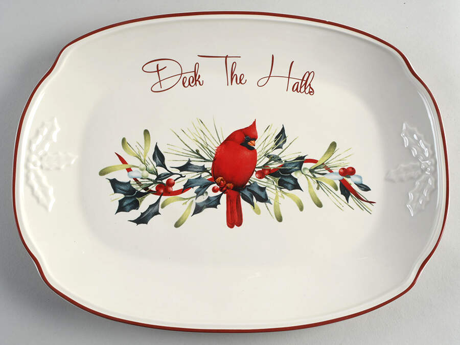 Winter Greetings 14" Oblong Tray by Lenox-1