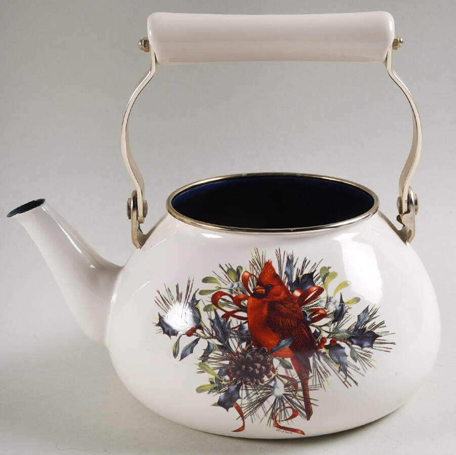 Winter Greetings Metal Kettle No Lid by Lenox-1