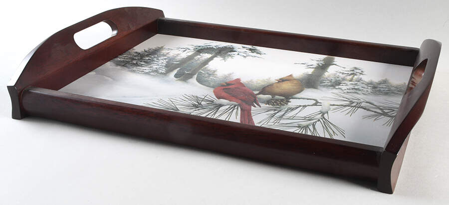 Winter Greetings Rectangular Wood Tray by Lenox-1