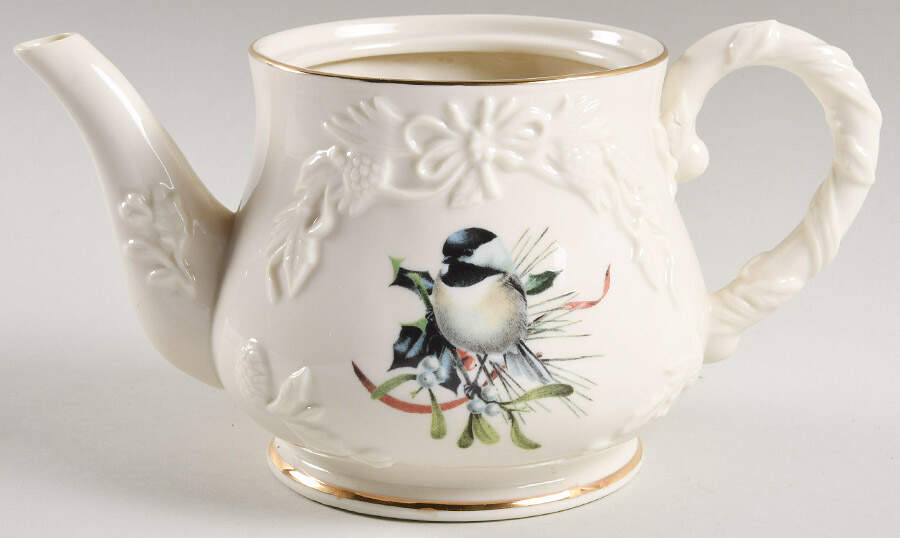 Winter Greetings Teapot No Lid by Lenox-1