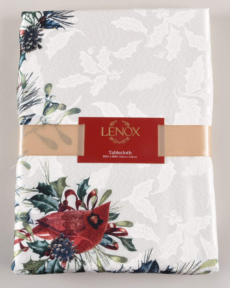 Winter Greetings 60" x 84" Rectangular Tablecloth by Lenox-1