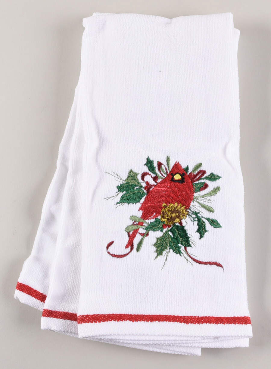 Winter Greetings (Set of 2) Cloth Kitchen Towels by Lenox-1