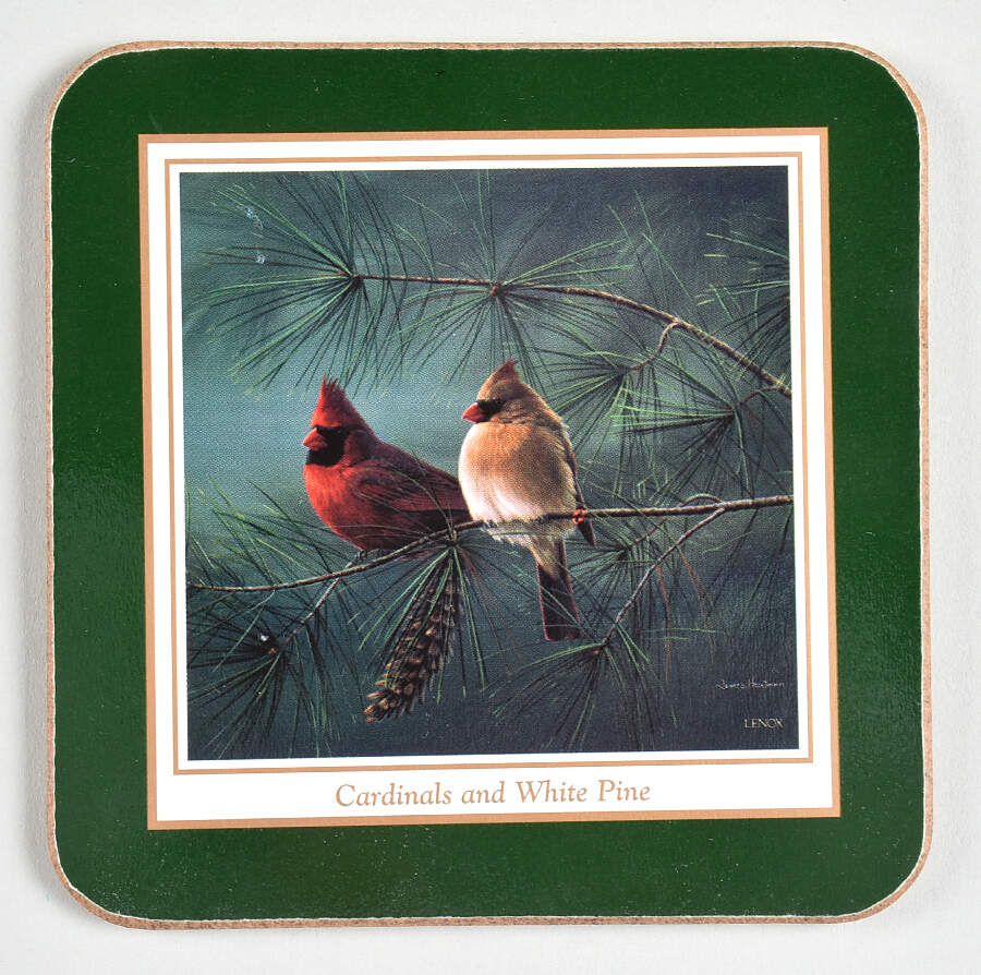 Winter Greetings Square Corkback Coaster by Lenox-1