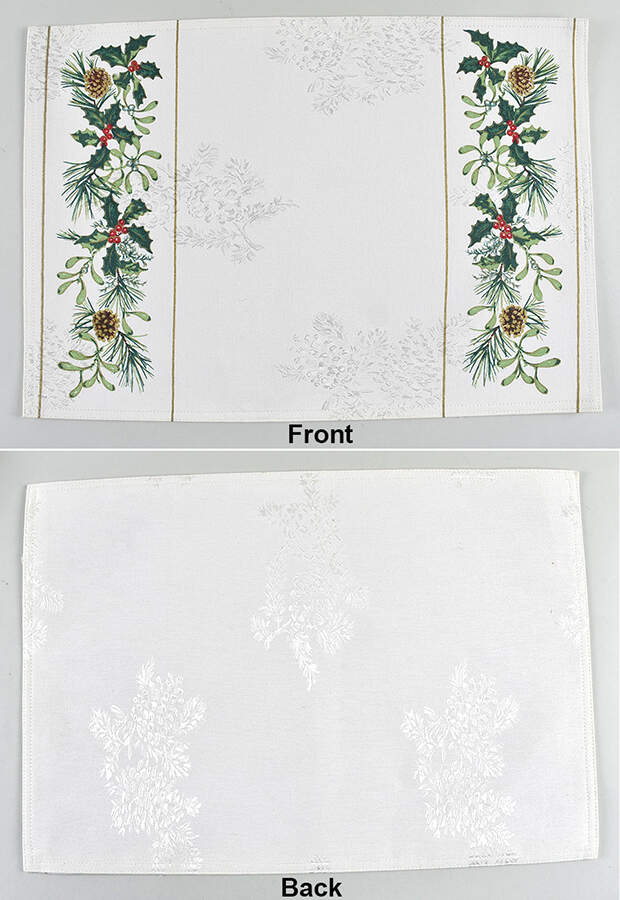 Winter Greetings Cloth Placemat by Lenox-1