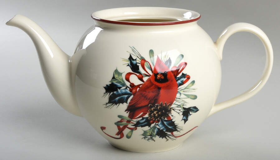 Winter Greetings Teapot No Lid by Lenox-1