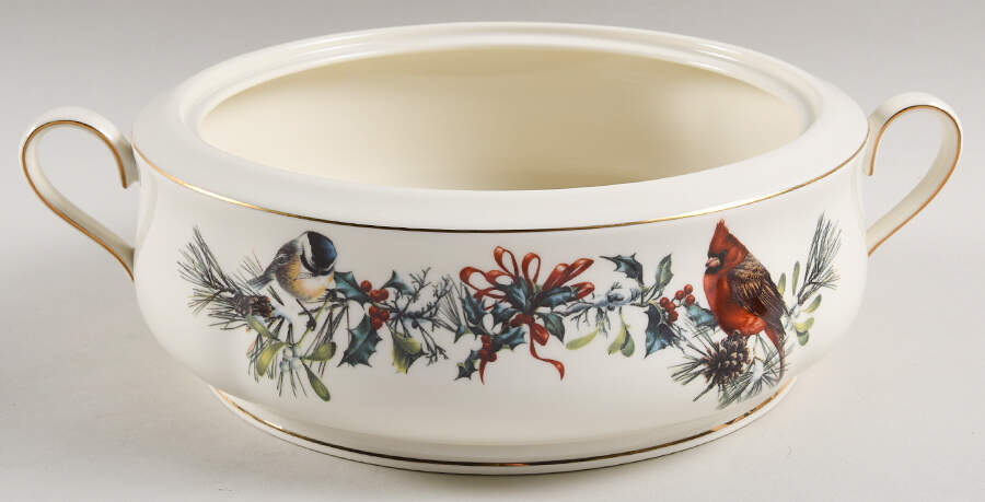 Winter Greetings Round Vegetable No Lid by Lenox-1