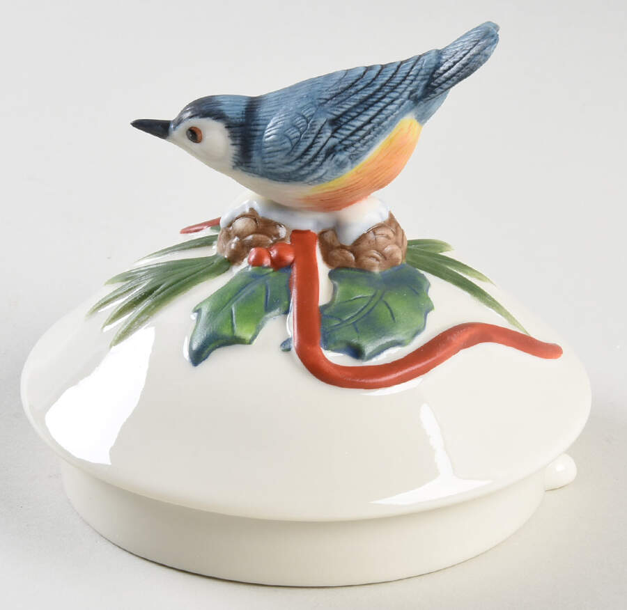 Winter Greetings Lid for Teapot by Lenox-1