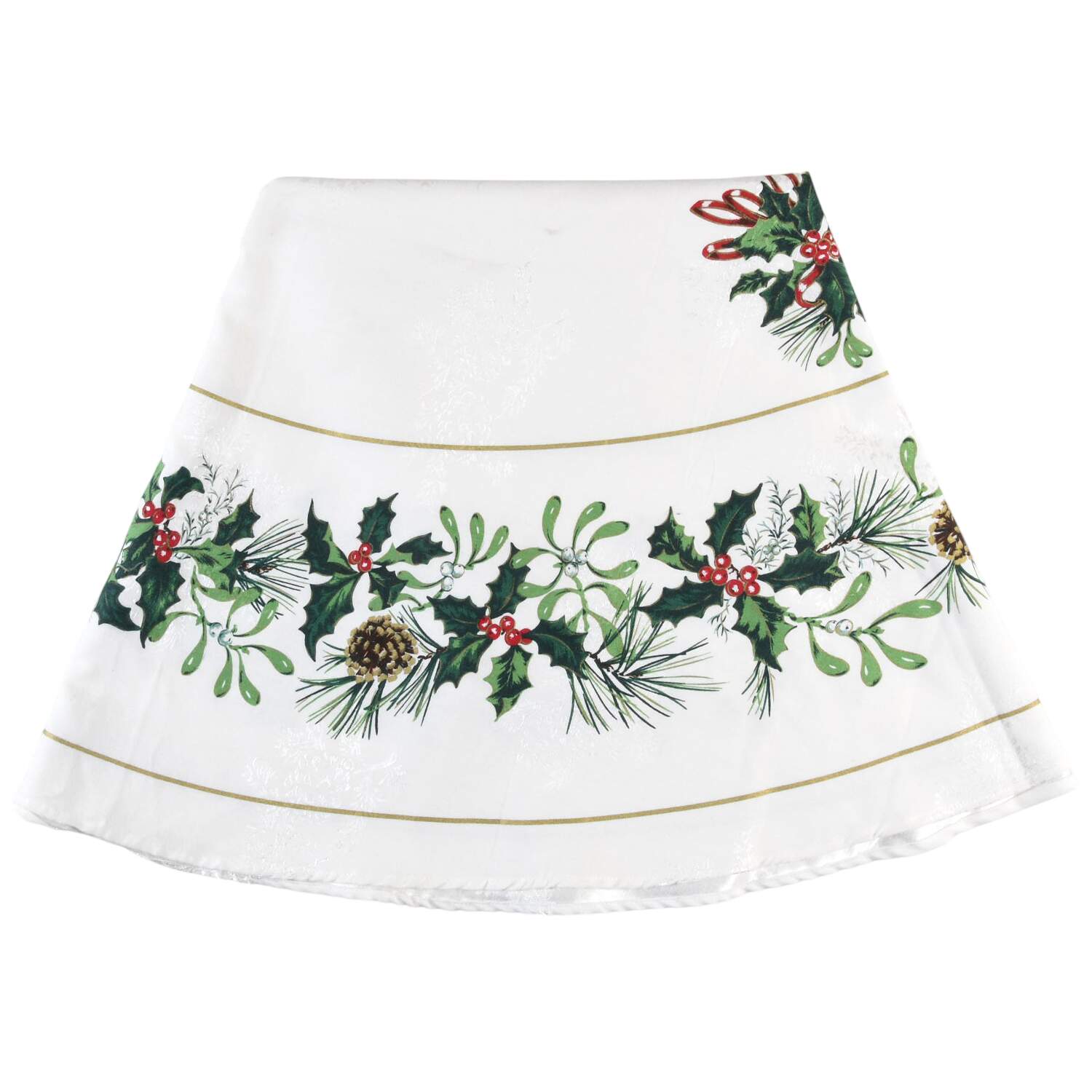 Winter Greetings 68" Round Tablecloth by Lenox-1