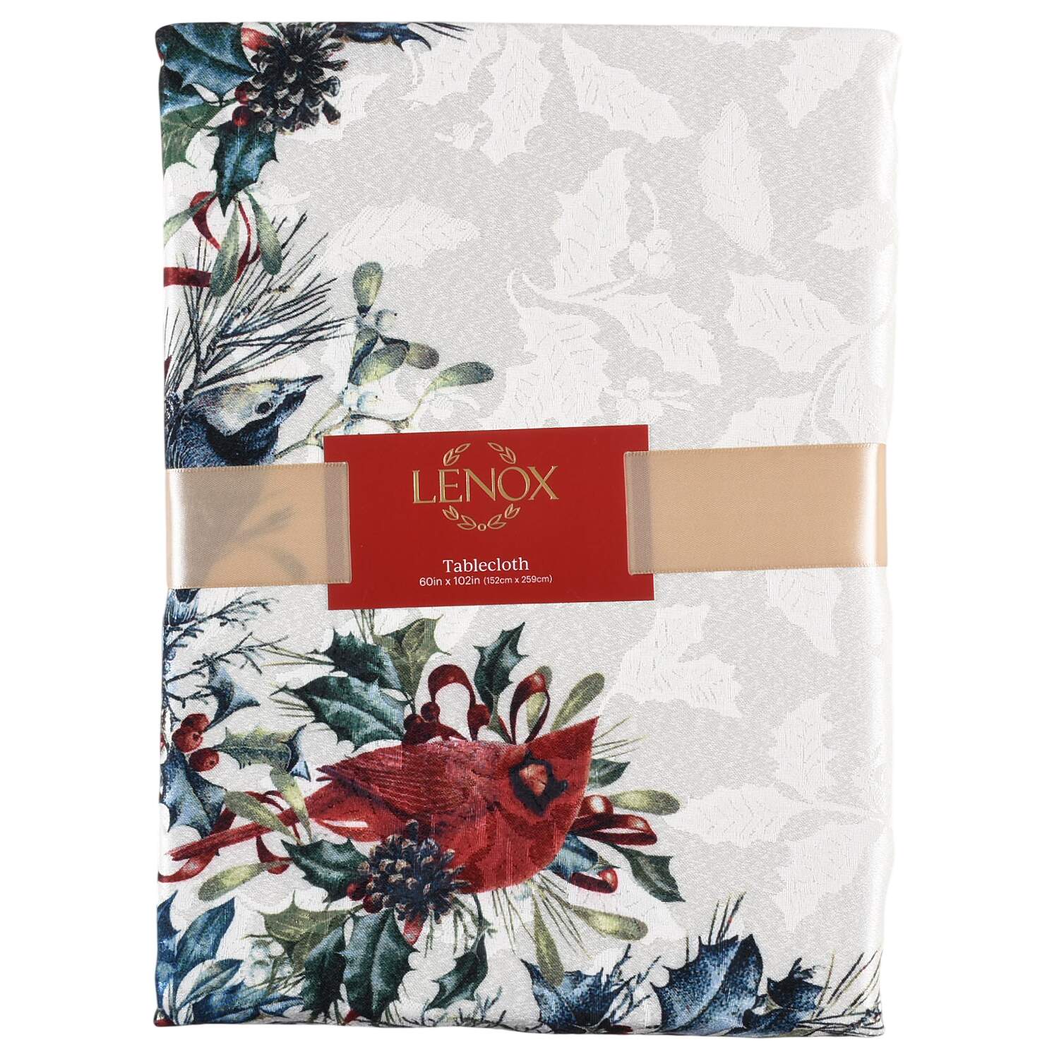 Winter Greetings 60" X 120" Rectangular Tablecloth by Lenox-1