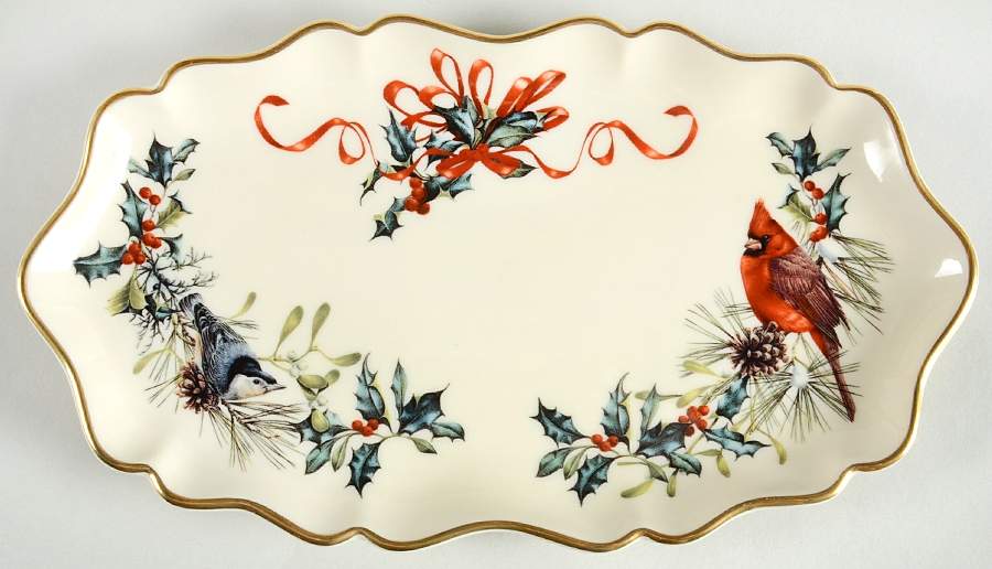 Winter Greetings Oblong Tray by Lenox-1