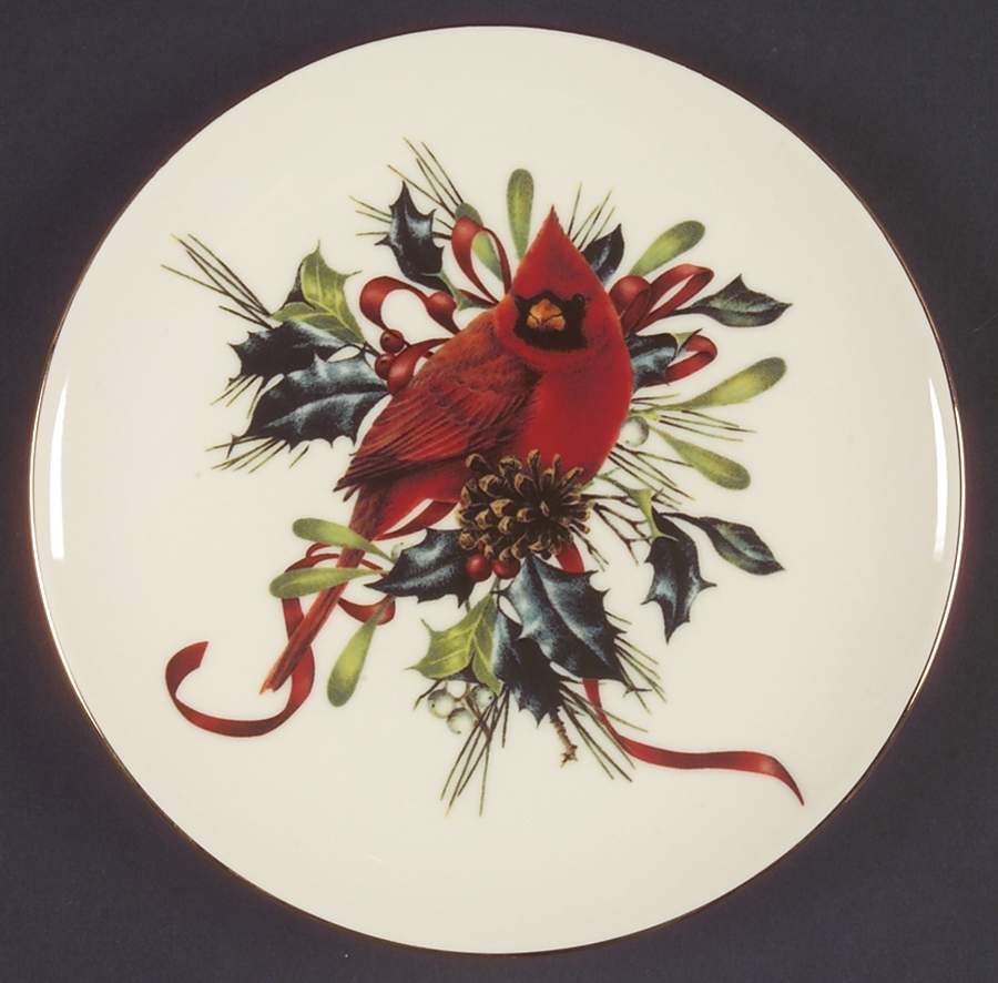 Winter Greetings Coupe Dessert Plate by Lenox-1