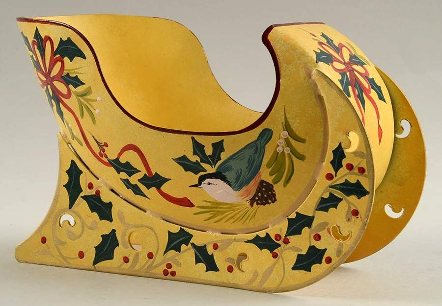 Winter Greetings Metal Sleigh Centerpiece by Lenox-1