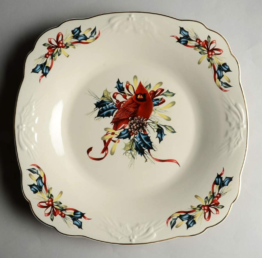 Winter Greetings 11" Square Serving Platter by Lenox-1