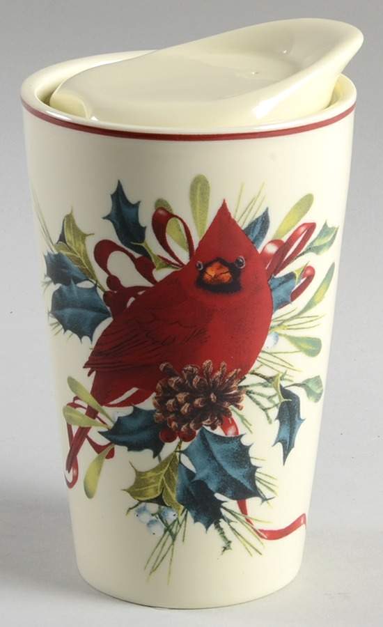 Winter Greetings Travel Mug & Ceramic Lid by Lenox-1