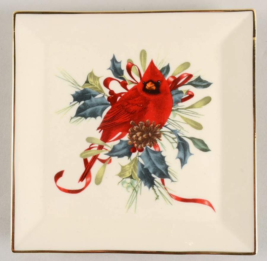 Winter Greetings 6" Square Dish by Lenox-1