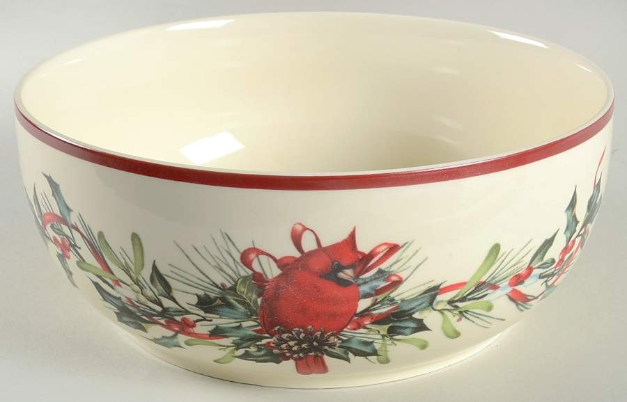 Winter Greetings 10" Large Salad Serving Bowl by Lenox-1