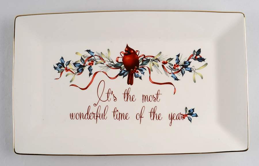 Winter Greetings 14" Rectangular Tray by Lenox-1