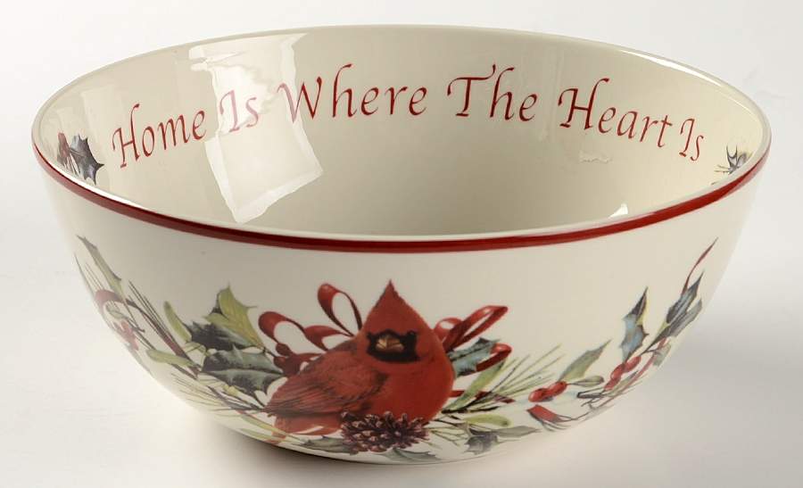 Winter Greetings Sentiment Bowl by Lenox-1