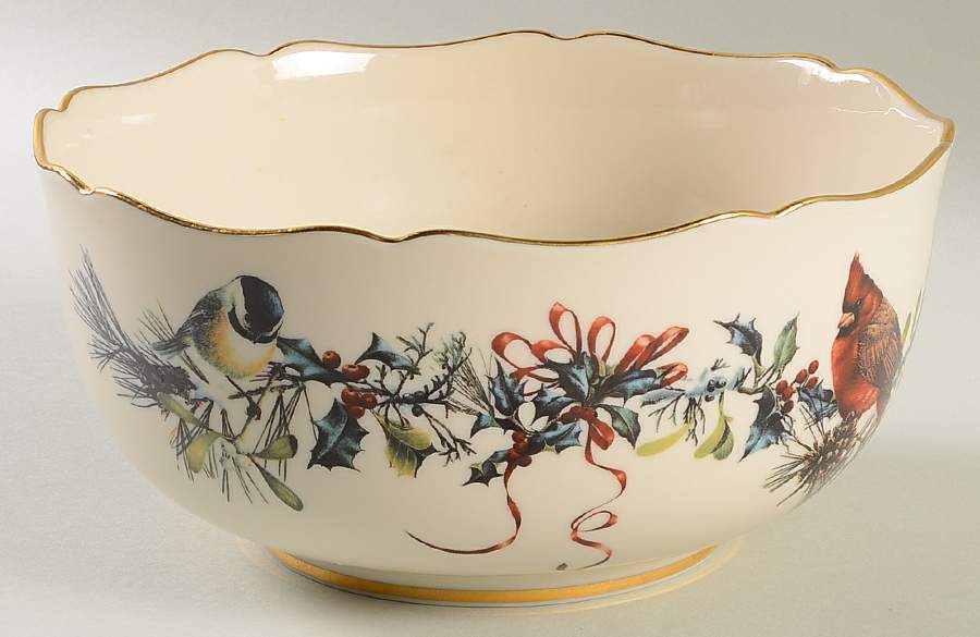 Winter Greetings 8" Round Serving Bowl by Lenox-1