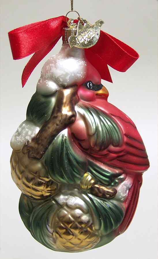 Winter Greetings Glassware Ornament Cardinal by Lenox-1