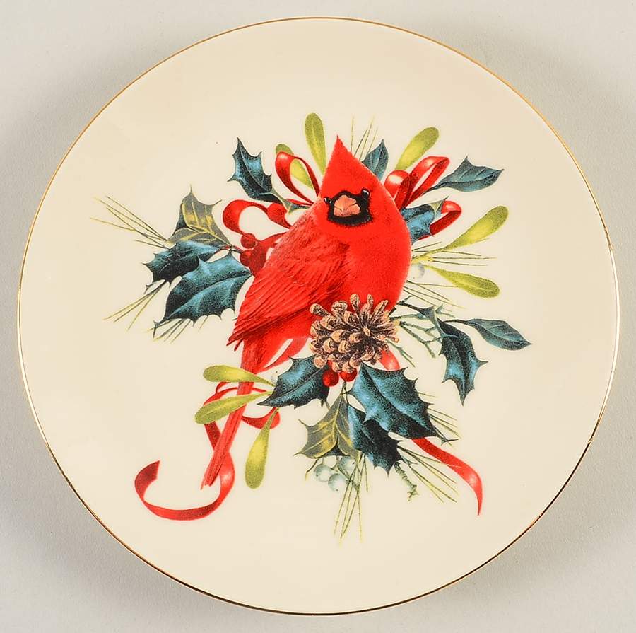 Winter Greetings Flat Cake Plate/Cheese Plate by Lenox-1