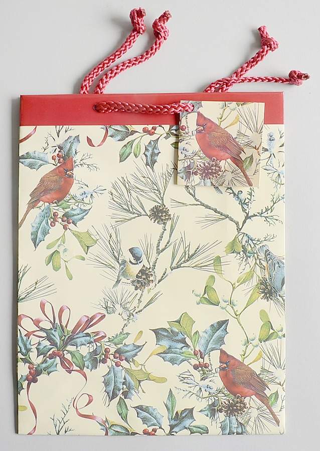 Winter Greetings Medium Paper Gift Bag by Lenox-1