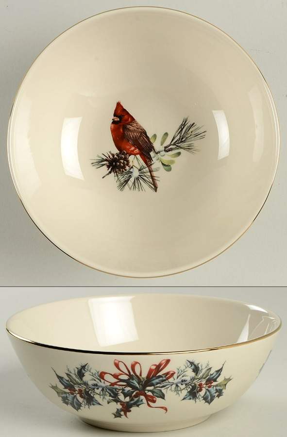 Winter Greetings Soup/Cereal Bowl by Lenox-1
