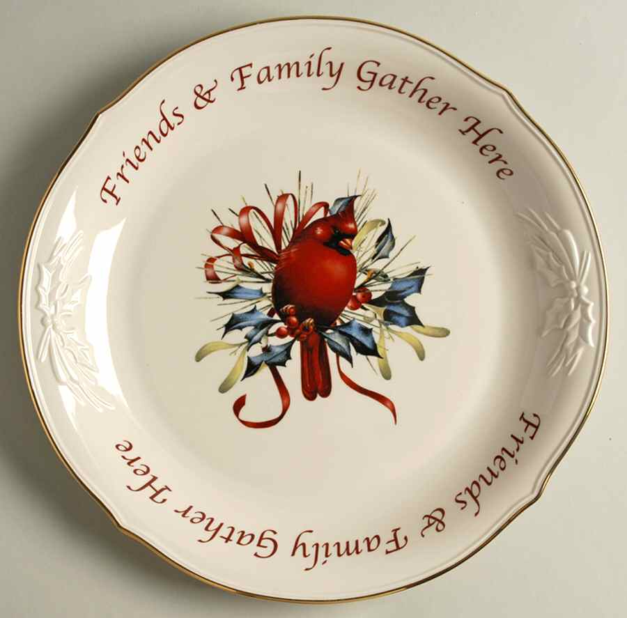 Winter Greetings 12" Sentiment Dessert Platter by Lenox-1