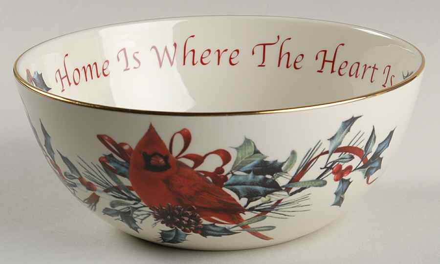 Winter Greetings Sentiment Bowl by Lenox-1