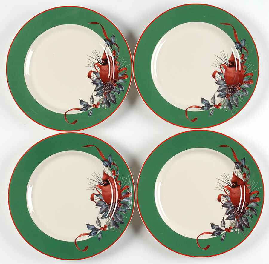 Winter Greetings Accent Salad/Dessert Plate - Set of 4 by Lenox-1