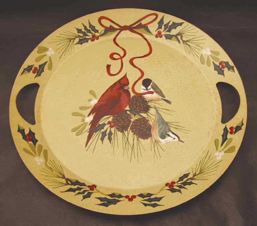 Winter Greetings Metal Serving Tray by Lenox-1