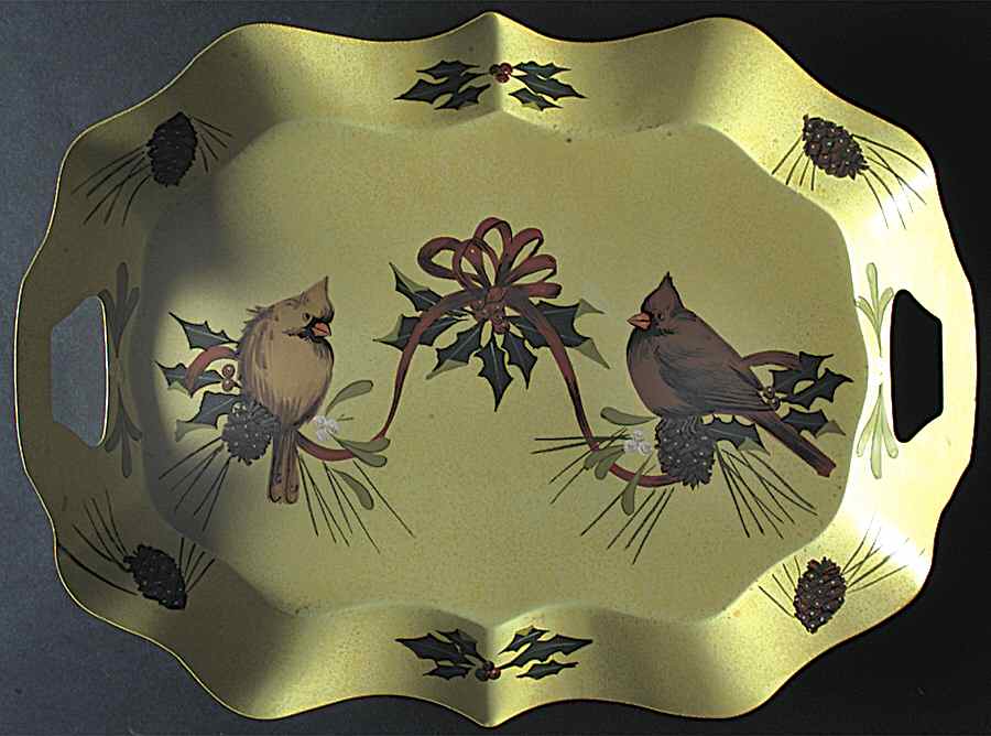Winter Greetings Rectangular Metal Tray by Lenox-1