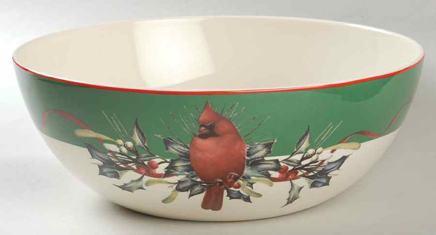 Winter Greetings 9" Round Vegetable Bowl by Lenox-1