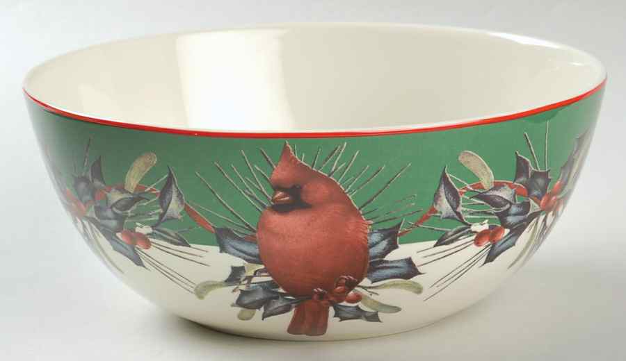 Winter Greetings 7" Round Vegetable Bowl by Lenox-1