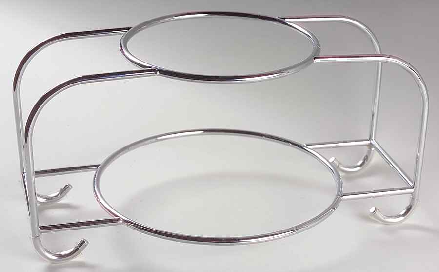 Winter Greetings Metal Buffet Rack Holds 6 Dinner/Salad Plates by Lenox-1
