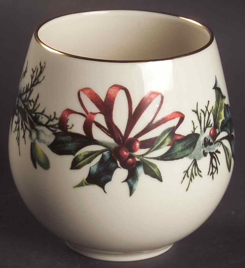 Winter Greetings 3" Cache Pot Candleholder by Lenox-1